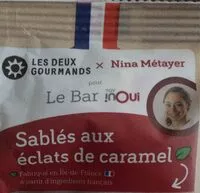 Mängden socker i Sablés aux éclats de caramel