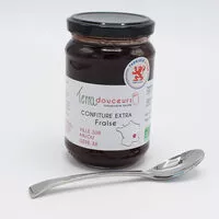 Mängden socker i Confitures extra fraise épépinée bio