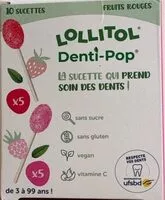 Mängden socker i Sucette fruits rouges