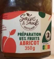 Mängden socker i Préparation 65% fruits