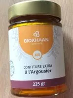 Mängden socker i Confiture extra à l’argousier
