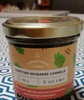 Mängden socker i Confiture rhubarbe cannelle