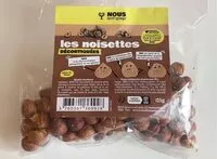 Mängden socker i Noisettes décortiquées