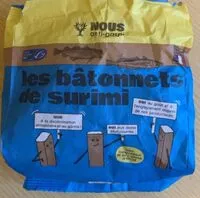 Mängden socker i Les batonnets de surimi