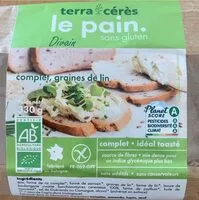 Mängden socker i Le pain sans gluten complet graines de lin