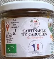 Mängden socker i Tartinable de carottes au gingembre