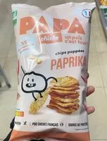 Mängden socker i Chips BIO à base de pois chiche - Paprika - 110g