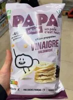 Mängden socker i Chips de pois chiche BIO - Vinaigre balsamique