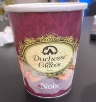 Mängden socker i Duchesse des glaces Noix