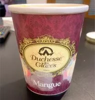 Mängden socker i Duchesse des glaces mangue