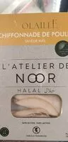 Mängden socker i Chiffonnade de poulet saveur miel