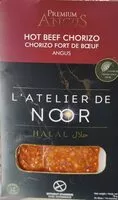 Mängden socker i Hot beef chorizo Chorizo fort de bœuf