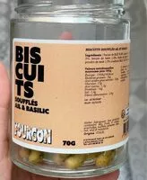 Mängden socker i Biscuits soufflés ail & basilic