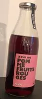 Mängden socker i Le pur jus Pomme Fruits Rouges