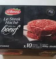 Mängden socker i Le steak haché 100% pur boeuf