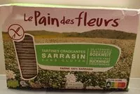 Mängden socker i Tartines craquantes sarrasin sans gluten