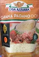 Mängden socker i Grana padano