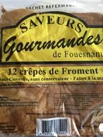 Mängden socker i Crêpes de froment