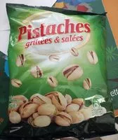 Mängden socker i Pistaches grillees et salées