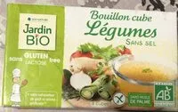 Mängden socker i Bouillon legumes sans sel