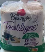 Mängden socker i Toastiligne Céréales & Graines