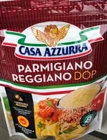 Mängden socker i Parmigiano reggiano DOP