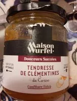 Mängden socker i Confiture Tendresse de clémentines de Corse