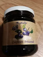 Mängden socker i confiture artisanale myrtille