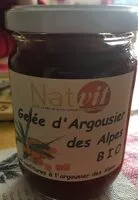 Mängden socker i Gelee d'argousier