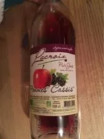 Mängden socker i Jus de fruits pommes cassis