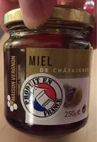 Mängden socker i Miel de chataigner