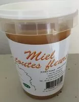 Mängden socker i Miel toutes fleurs