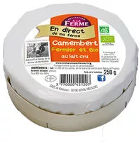 Mängden socker i Camembert bio au lait cru