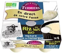 Mängden socker i Riz au Lait nature Fermier