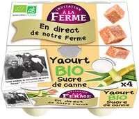 Mängden socker i Yaourt Fermier au sucre de canne