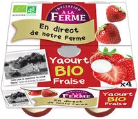 Mängden socker i Yaourt à la fraise Fermier et Bio