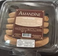 Mängden socker i Cake nature