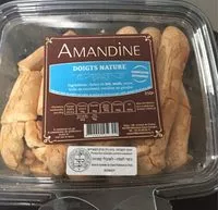 Mängden socker i Doigts nature