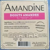 Mängden socker i Doigts amandes