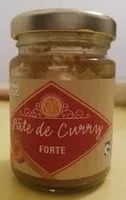 Mängden socker i Pâte de curry forte