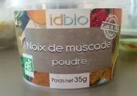 Mängden socker i Noix de muscade poudre