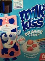 Mängden socker i MILK KISS brassé fraise gourdes