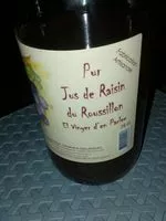 Mängden socker i Pur jus de raisin du roussillon