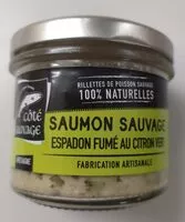 Mängden socker i Saumon sauvage espadon fumé au citron vert