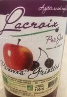 Mängden socker i pur jus pomme griottes