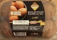 Mängden socker i Œufs de poules élevées au sol