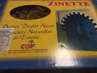 Mängden socker i Dattes branchées naturelles de Tunisie