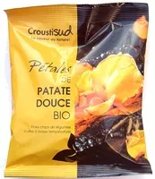Mängden socker i Pétales de patate douce bio