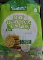 Mängden socker i Mini galettes de lentilles
