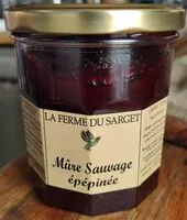 Mängden socker i Mûre Sauvage épépinée